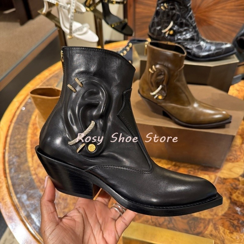 Schiaparelli Pierced Ear Cowboy Boots US Sz 8.5/eu 39 or Choose Color & size | eBay US