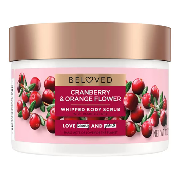 Beloved Cranberry & Orange Flower Body Scrub - 10oz | Target