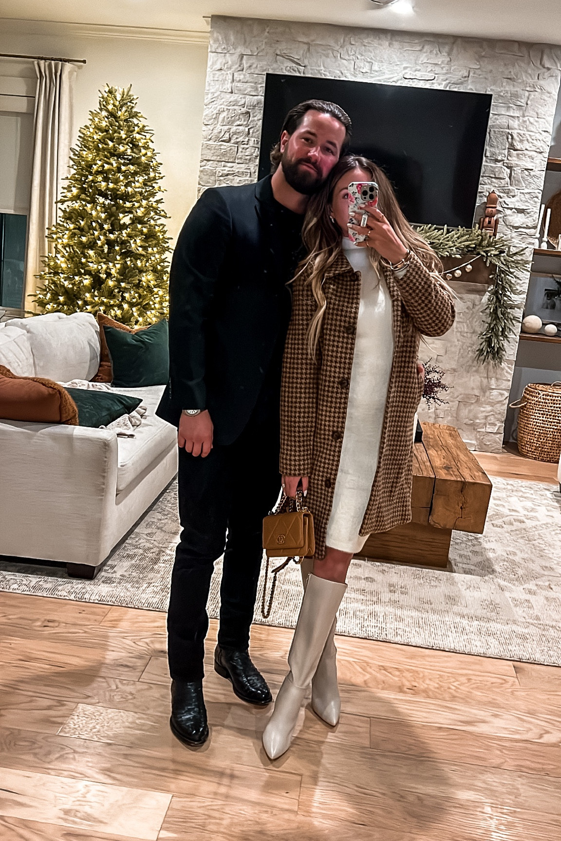 Holiday party outfit
Winter date night outfit 
Boots are true to size!
Coat is 15% off!! In the xs 

#LTKHoliday #LTKmens #LTKSeasonal