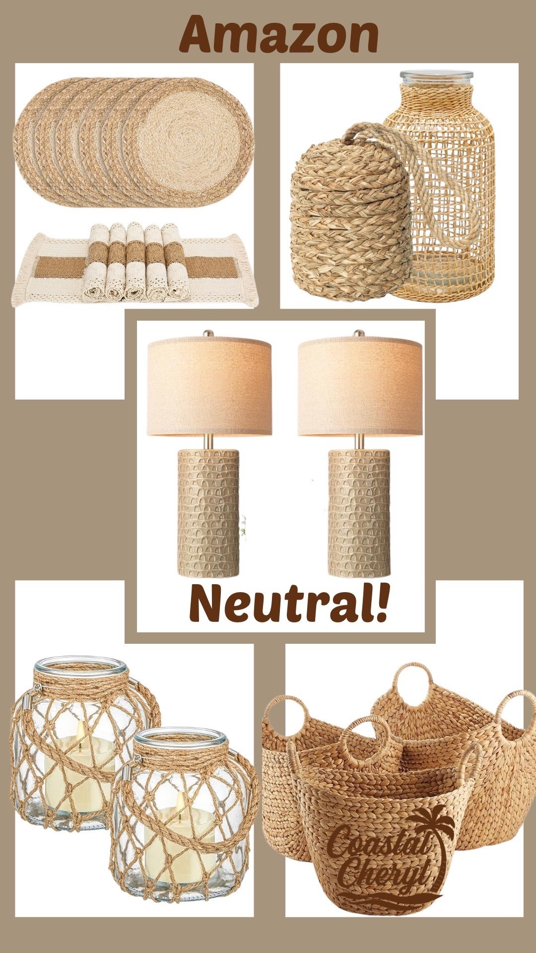 Neutral-toned home decor! #amazon #amazonhome #homedecor

#LTKHome #LTKFindsUnder50 #LTKGiftGuide