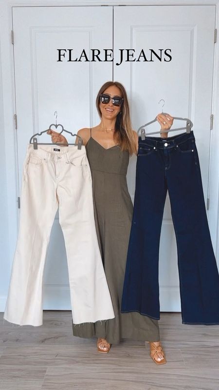 Flare jeans that I’m obsessed about 
Flattering and comfortable 
Fits true to size 
I’m wearing a size small

#LTKitbag #LTKstyletip #LTKshoecrush