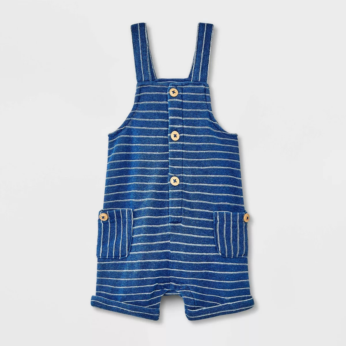 Baby Boys' Dungarees Denim Shorts - Cat & Jack™ Medium Wash | Target