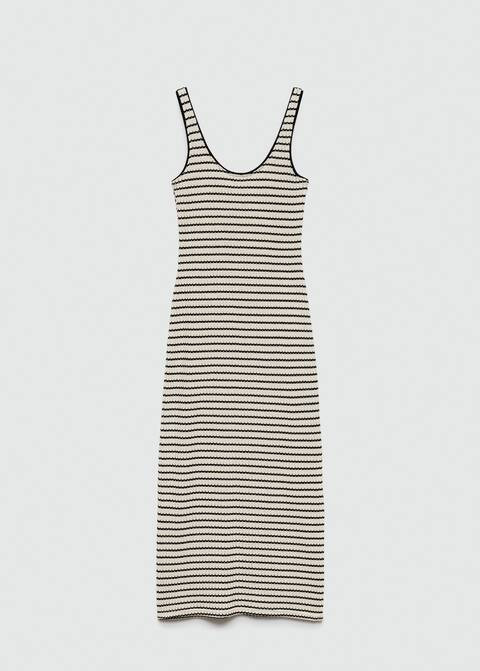 Side slit knit dress -  Women | Mango USA | MANGO (US)