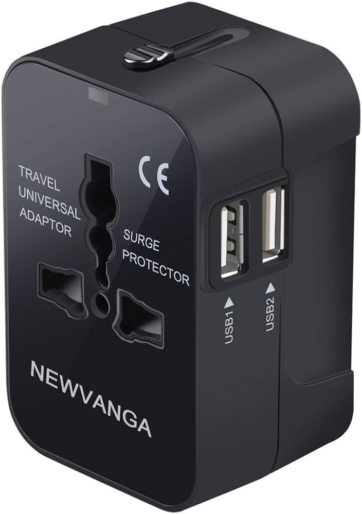 Travel Adapter, Universal All in One Worldwide Travel Adapter Power Converters Wall Charger AC Po... | Amazon (US)