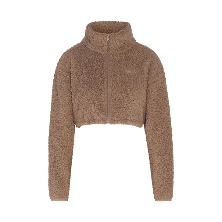 TEDDY ZIP UP CROP JACKET | SKIMS (US)