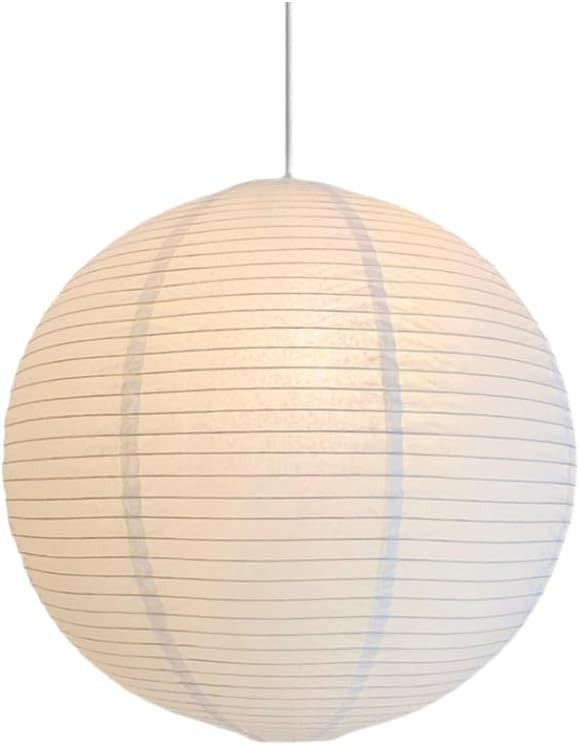 Japanese Modern Noguchi Yong Pendant Light LED Rice Paper Hanging Lamp E27 Dome Ceiling Hanging L... | Amazon (US)