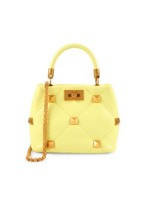 Rockstud Leather Top Handle Bag | Saks Fifth Avenue OFF 5TH