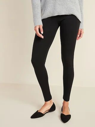Mid-Rise Jersey Leggings for Women | Old Navy (US)