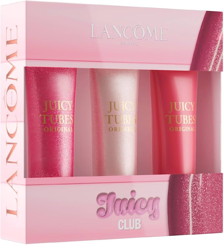Lanc\u00f4me Juicy Tubes Mini Lip Gloss Trio, High-Shine Hydrating Lip Gloss Set for Juicy Lips, ... | Amazon (CA)
