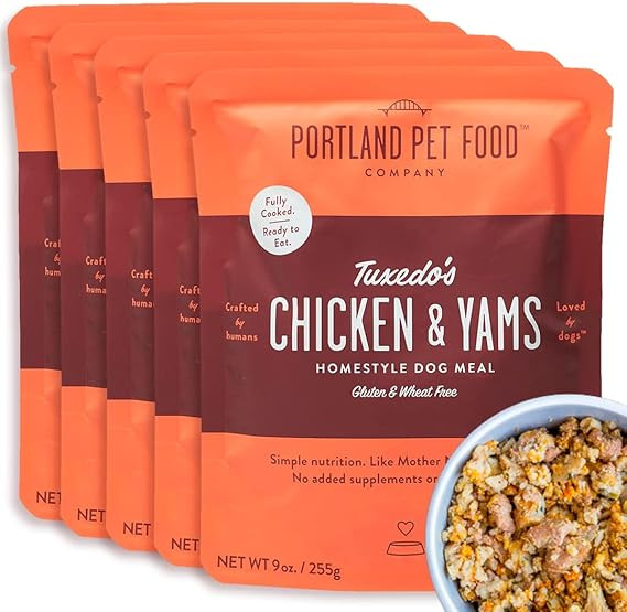Portland Pet Food Company Fresh Dog Food Pouches - Human-Grade Toppers Wet Pet Meal & Mixers - Gl... | Amazon (US)