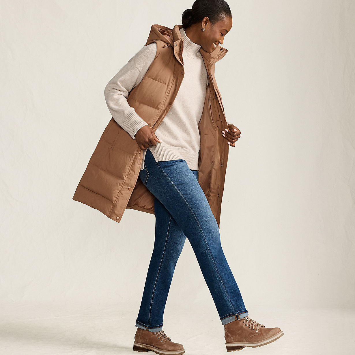 Women's Max 600 Down Puffer Vest | Lands' End (US)