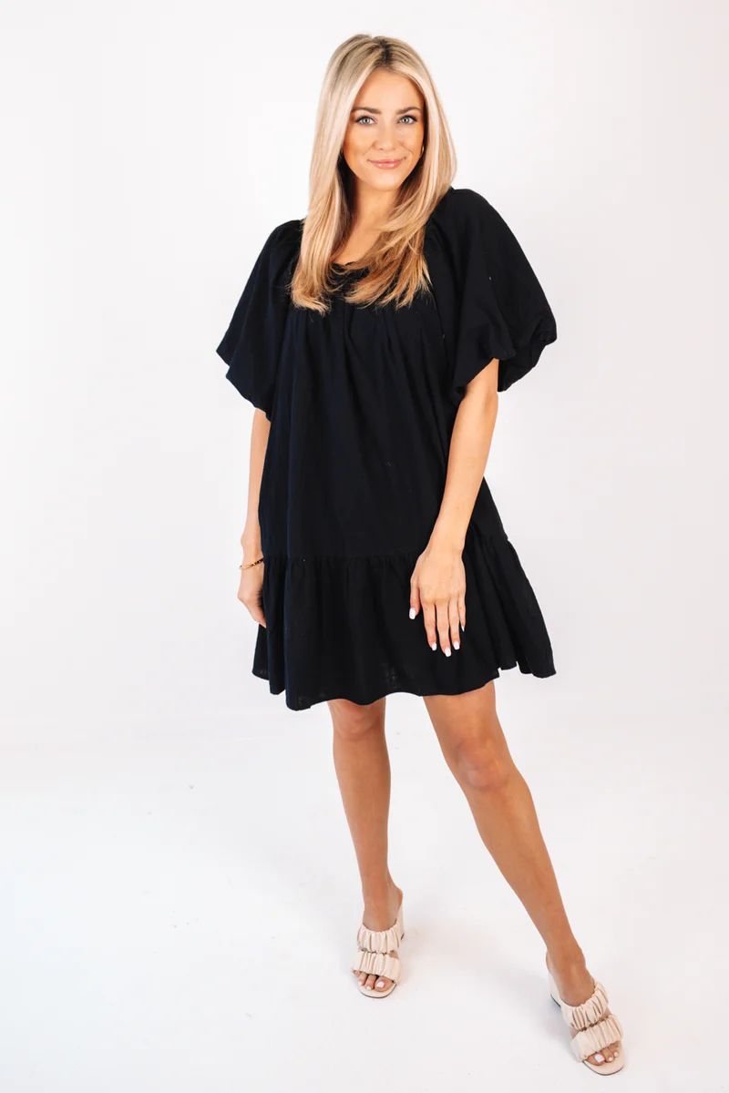 Walk This Way Dress - Black | The Impeccable Pig