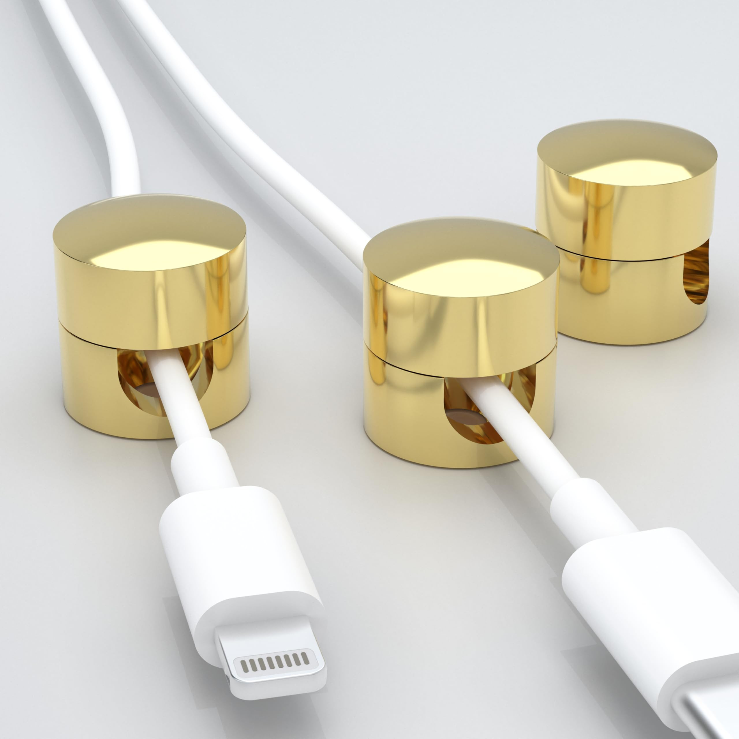 Gun Metal Cord Holder,Cable Anchors for Cable, Premium Aluminum Wire Organizer, Adhesive Screw 2-... | Amazon (US)