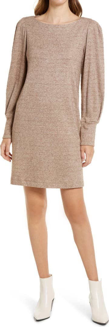 Boatneck Long Sleeve Sweater Dress | Nordstrom | Nordstrom