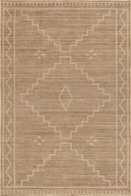 Natural Linden Easy-Jute Washable Shapes 5' x 8' Area Rug | Rugs USA