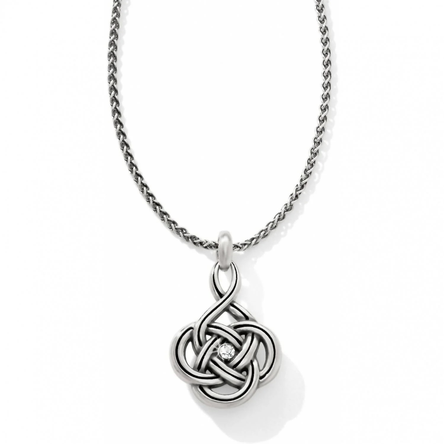 Women's Interlok Petite Necklace In Silver | Shop Simon