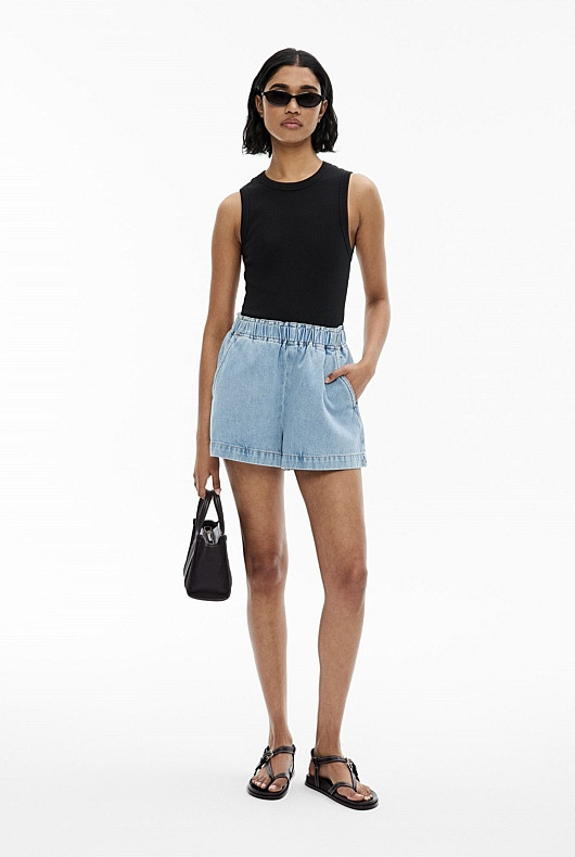 Denim Pull On Shorts | Witchery (AU)