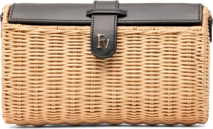 Betsy Wicker Basket Crossbody Bag | Nordstrom