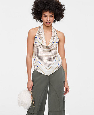 Women's Scarf Halter Top, Macy's Exclusive- Molly Rogers Capsule Collection - Macy's | Macy's