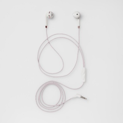 Wired Earbuds - heyday™ White: Built-In Mic, 3.5mm Jack | Target