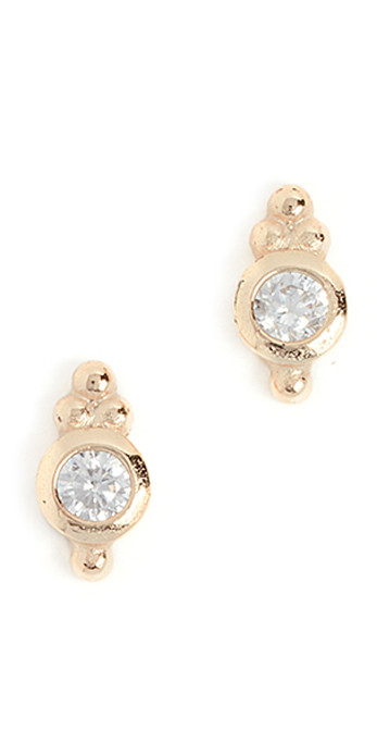 SHASHI Mini Ballerina Stud Earrings | Shopbop