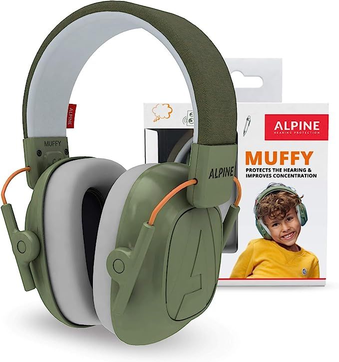 ALPINE HEARING PROTECTION Muffy Earmuffs for Kids 3-16 Adjustable Noise Reduction Headphones - Gr... | Amazon (US)