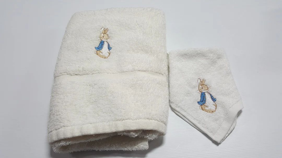 Peter Rabbit Towel and Washer Set - Etsy | Etsy (US)