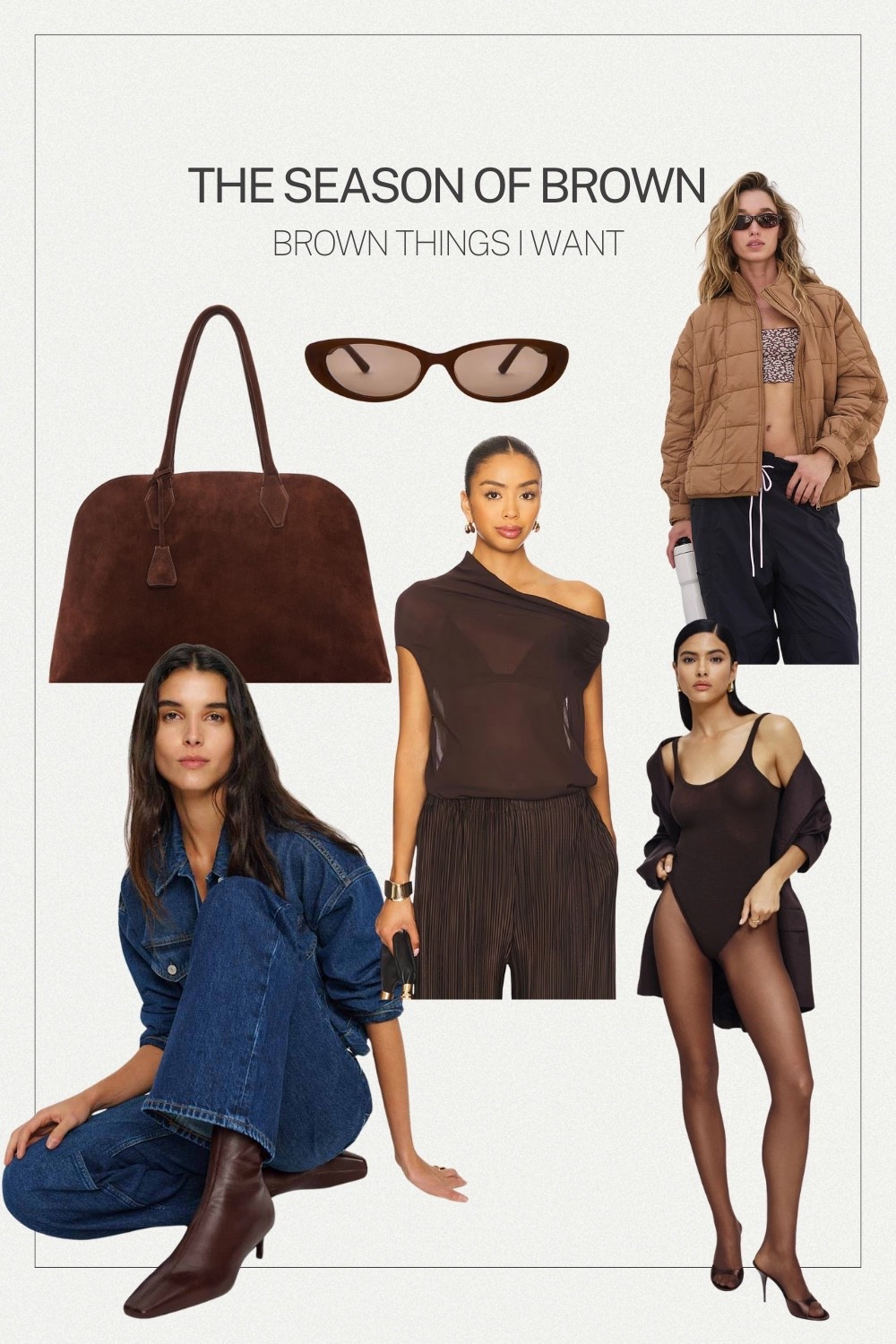 All brown everything for fall/winter. 

#LTKFamily #LTKGiftGuide #LTKdayinmylife