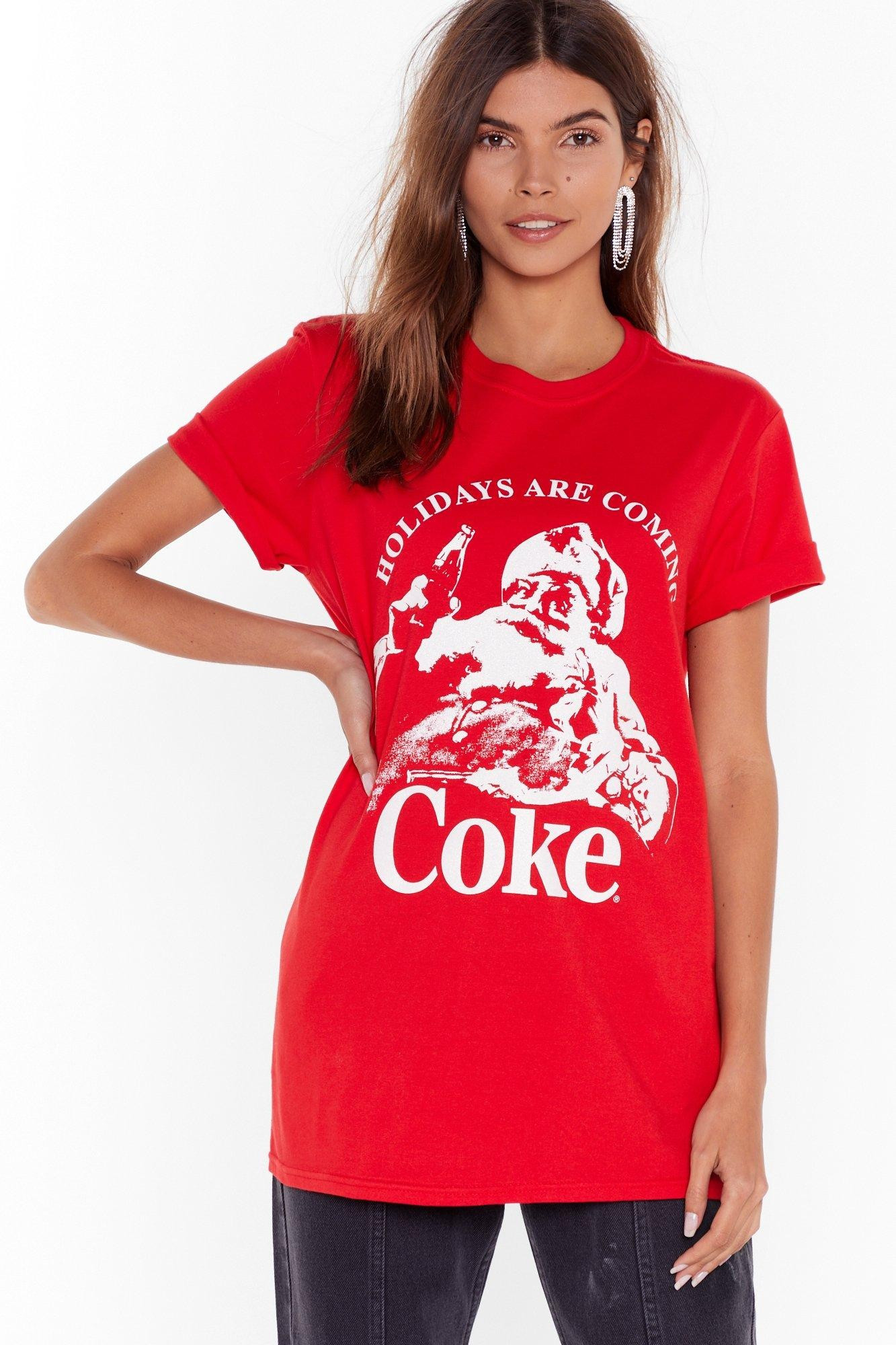 Holidays Are Coming Coke Graphic Tee | NastyGal (US & CA)
