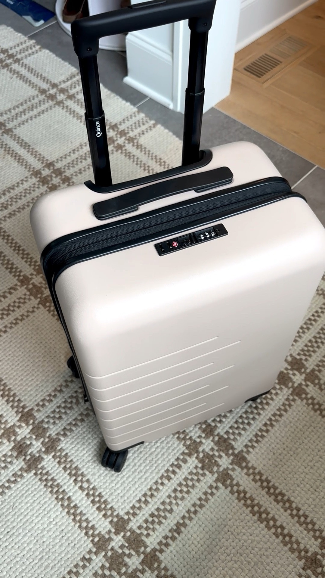 Live this carry on for summer travel! TSA approved lock and compression panel inside to maximize space. Many colors available 
@Quince

#LTKTravel #LTKOver40 #LTKSeasonal