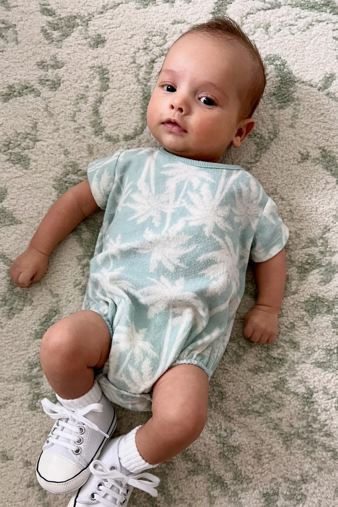 The cutest baby bubble! + on sale now! 🌴 needed a way to keep his socks on so I got these cutie “shoes” for him.

Baby shoes, baby converse, baby converse dupe, baby socks, baby boy outfit, baby boy bubble

#LTKbump #LTKbaby #LTKfamily