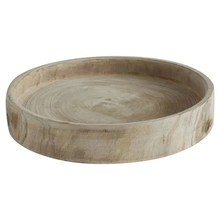 3R Studios Paulownia Wood Carved Tray | Walmart (US)