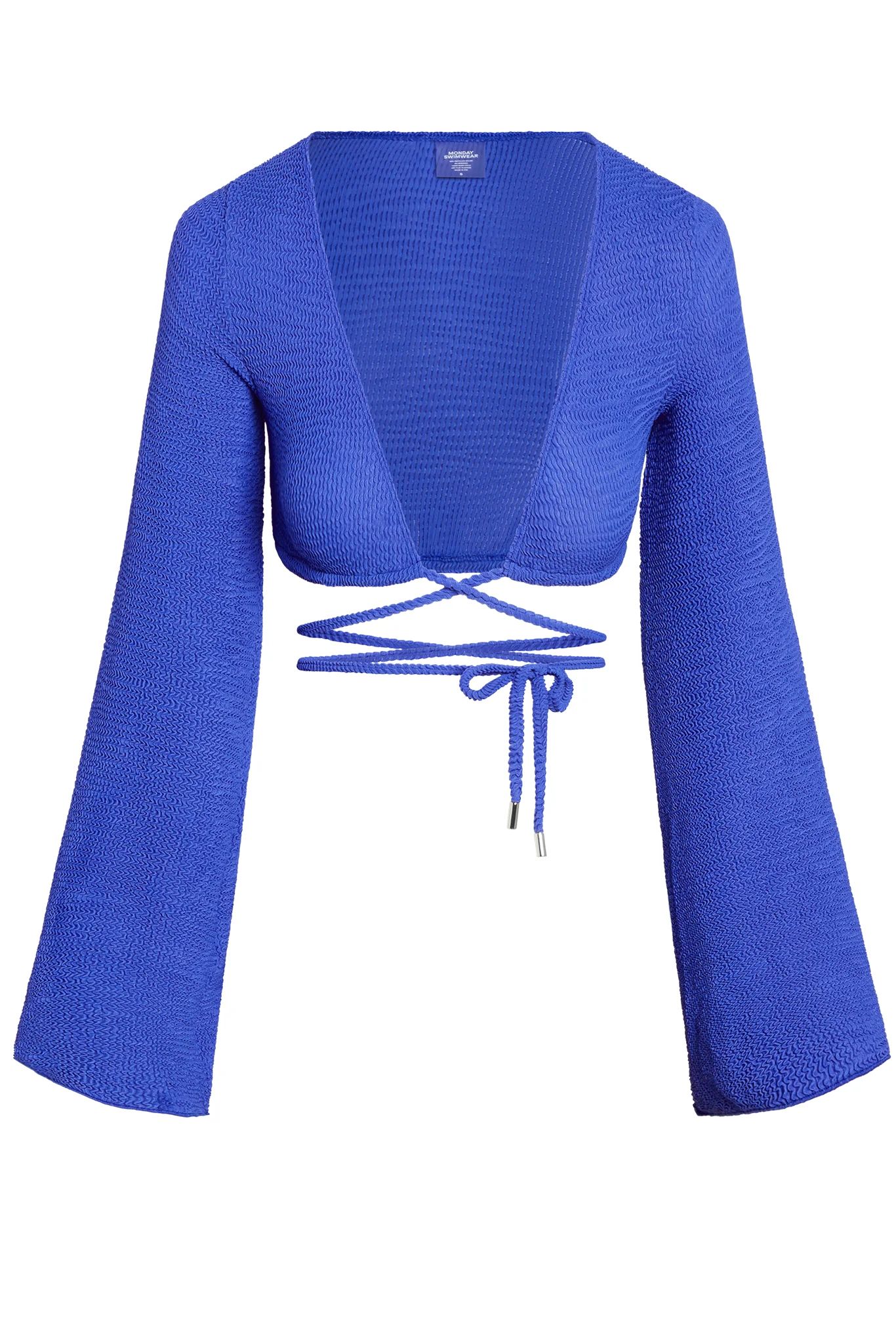 Azores Top - Cobalt Crinkle | Monday Swimwear