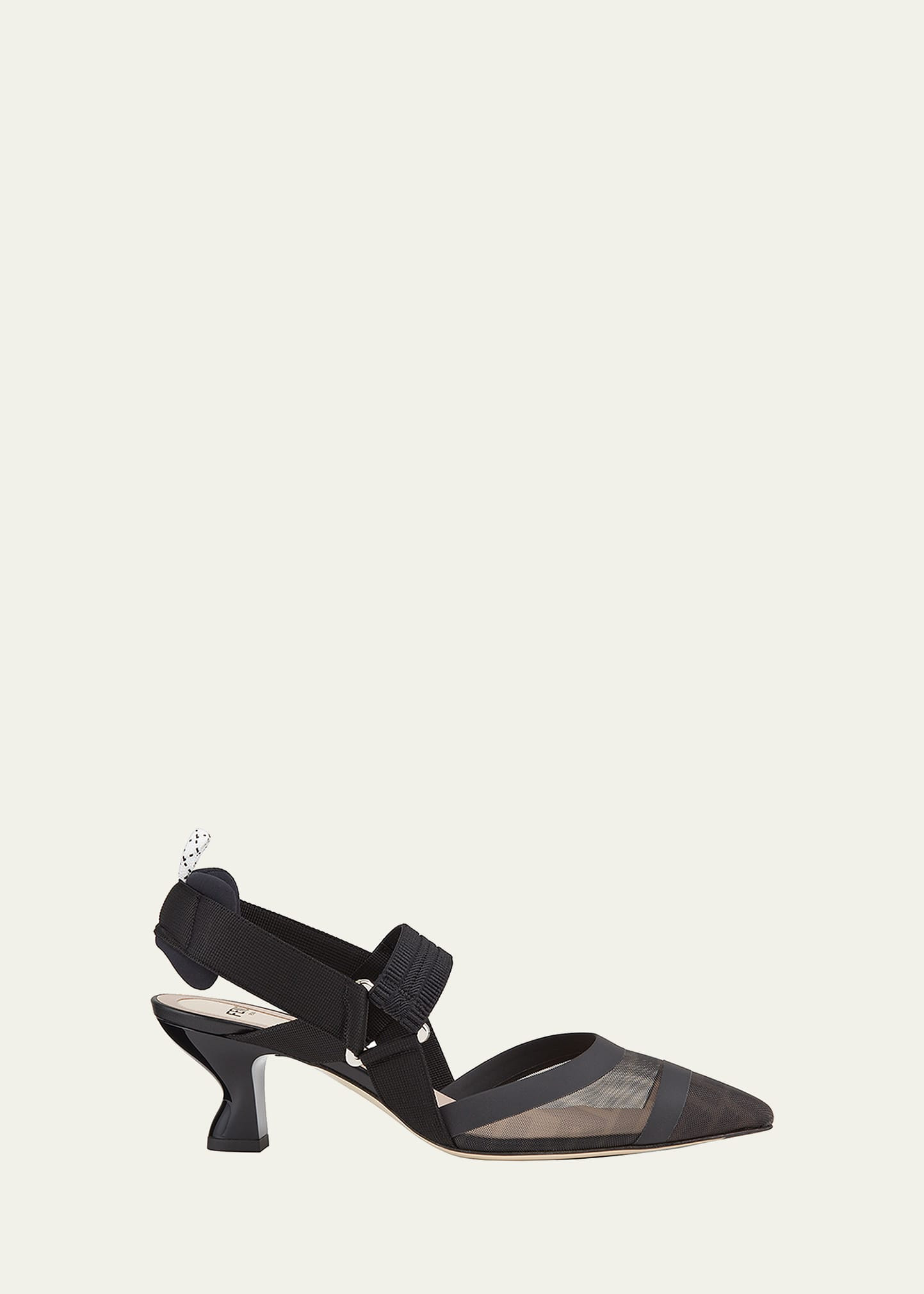 Fendi Colibri 55mm FF Mesh Slingback Pumps | Bergdorf Goodman