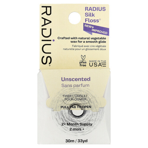 RADIUS, Silk Floss®, Unscented, 33 yds (30 m) | iHerb