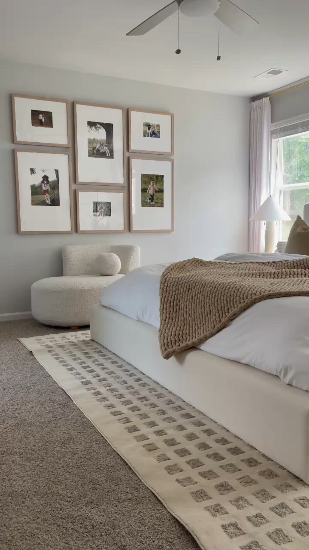 “A wall with intention 🤍🖼️
I chose the Luxe Bricklay gallery wall from the Bobby Berk x Frameology collection for my bedroom, and I couldn’t be more in love. The balance, symmetry, and soft neutral tones bring a calm and refined feel to the space ✨
Sometimes less isn’t less… it’s just right. 

#LTKStyleTip #LTKHome
