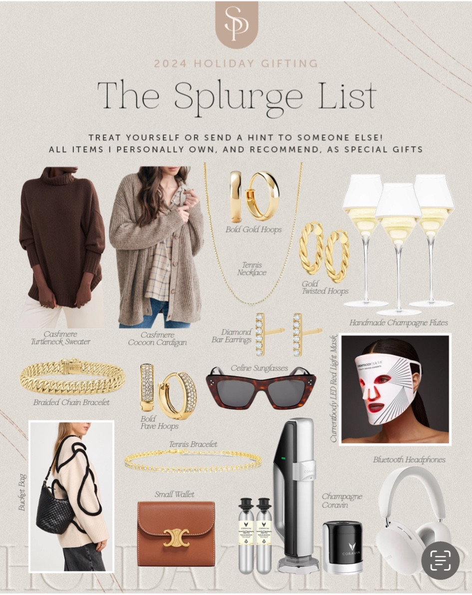The splurge list
Items I own and recommend for a splurge worthy holiday gift 

#LTKGiftGuide