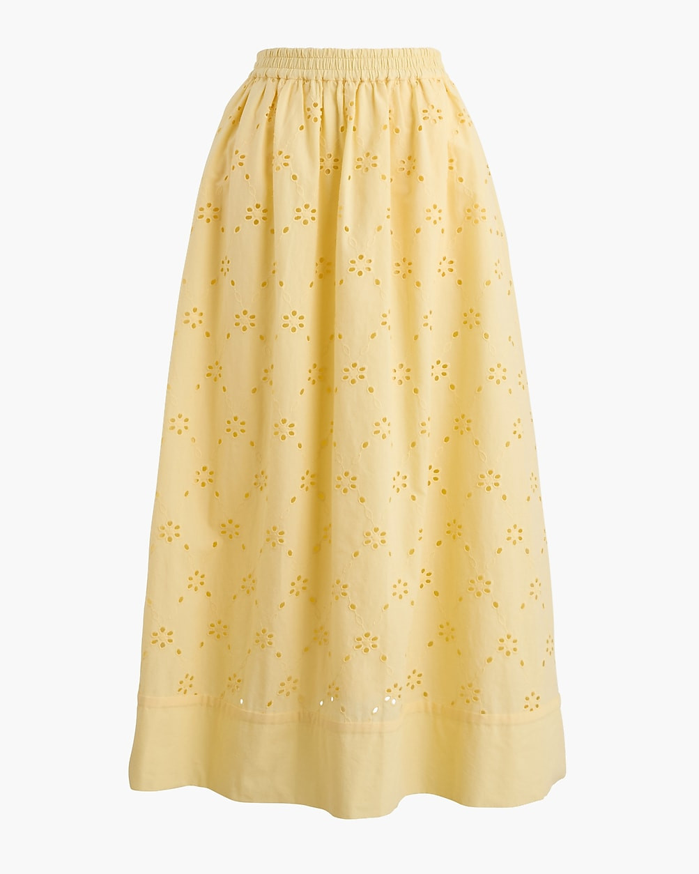 Eyelet midi skirt | J.Crew Factory