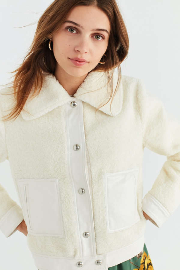 UO Sherpa Gab Jacket | Urban Outfitters US