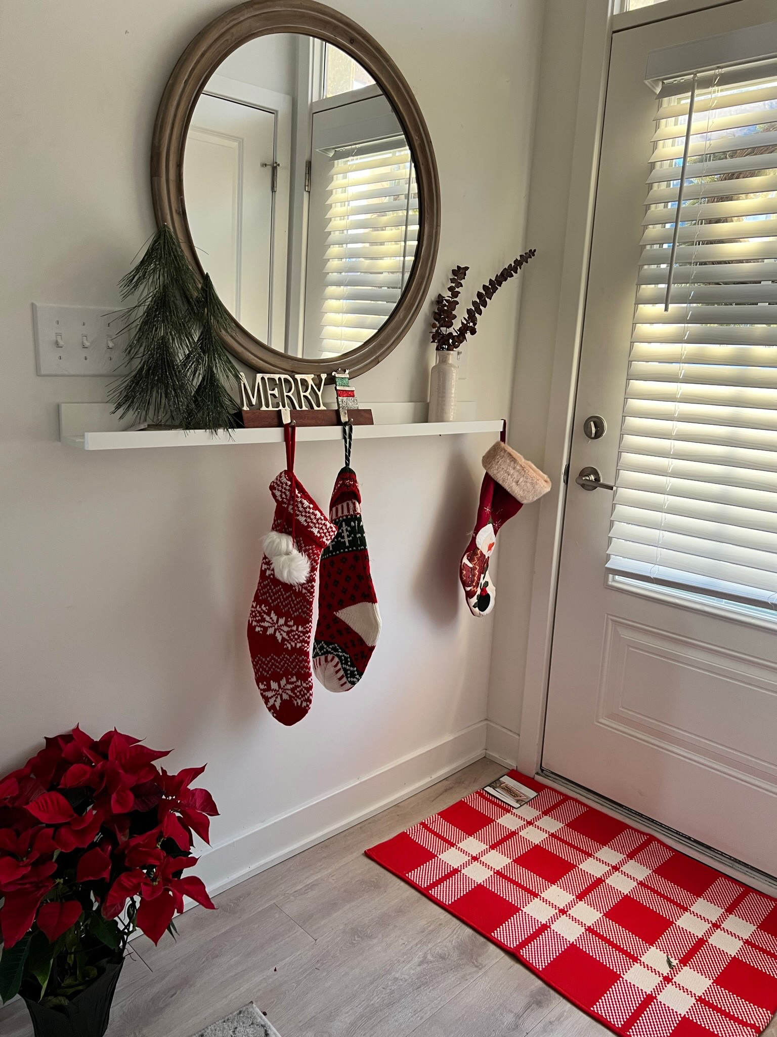 holiday entryway ideas and affordable decor  

 #LTKHoliday #LTKSeasonal