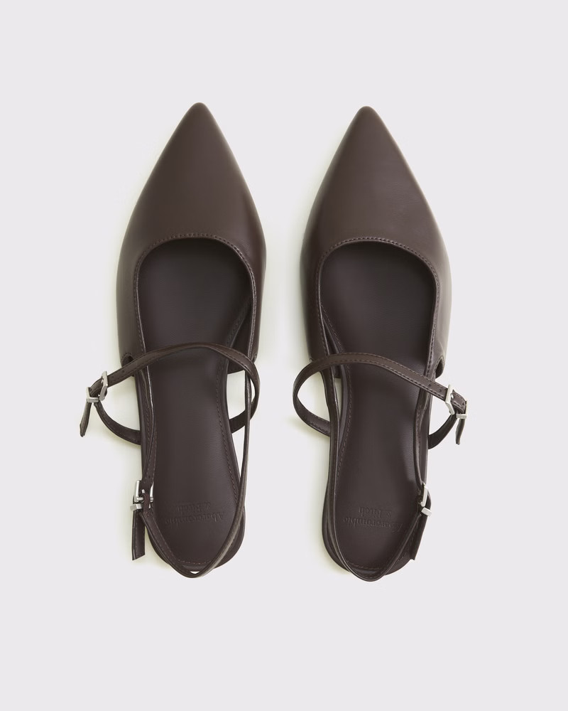 Women's Slingback Flats | Women's Shoes | Abercrombie.com | Abercrombie & Fitch (US)