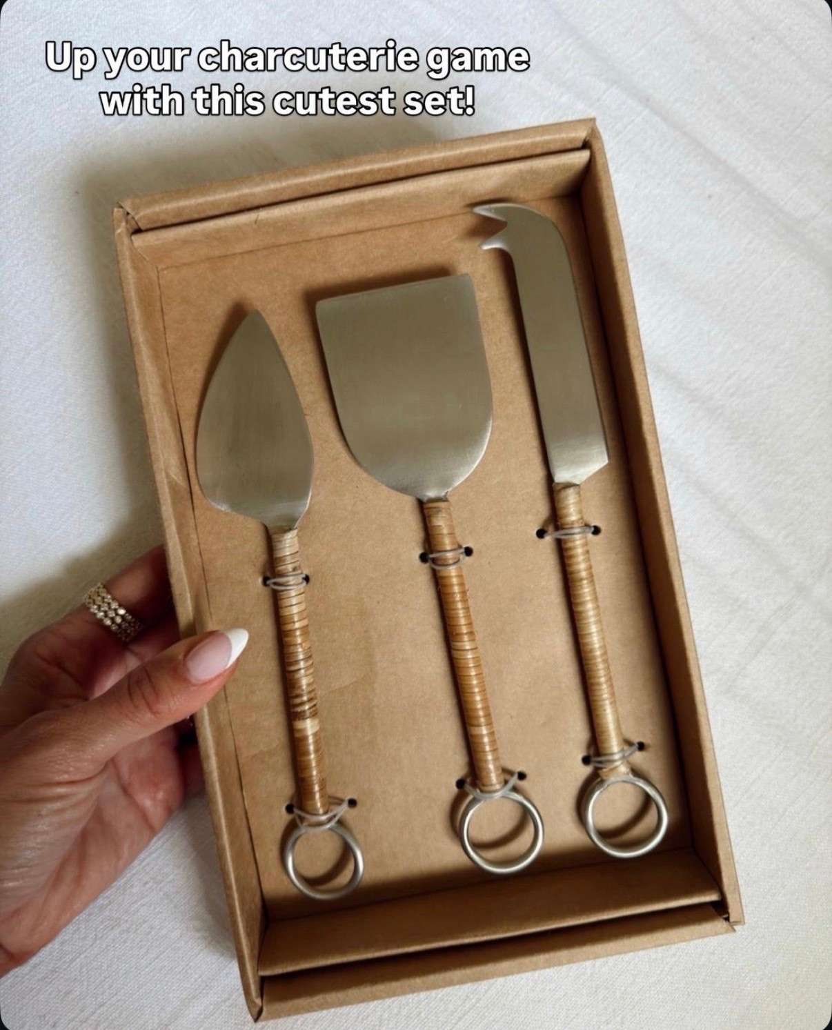 🤍 How cute are these?! Total upgrade to my charcuterie game! 

@bellamaison.usa #ad