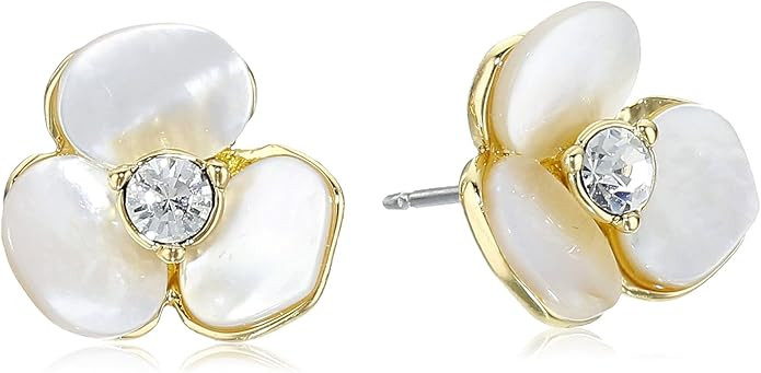 Kate Spade New York Womens Disco Pansy Studs | Amazon (US)