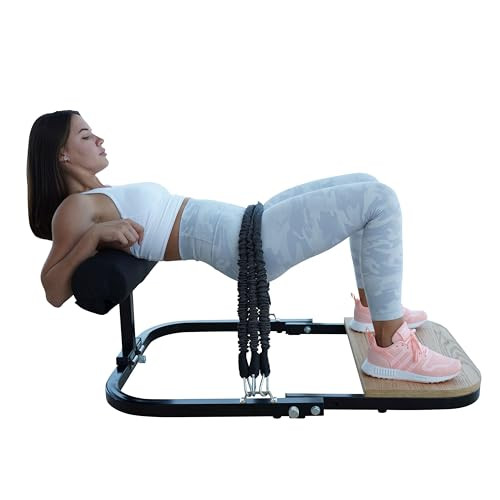 BootySprout Hip Thrust Machine for High Resistance Glute Training - Home Gym Workout - Comes with 45, 90, and 135 Lbs of Resistance - Black | Amazon (US)
