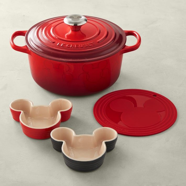 Le Creuset Disney Mickey Mouse™ 5-Piece Cookware Set | Williams-Sonoma