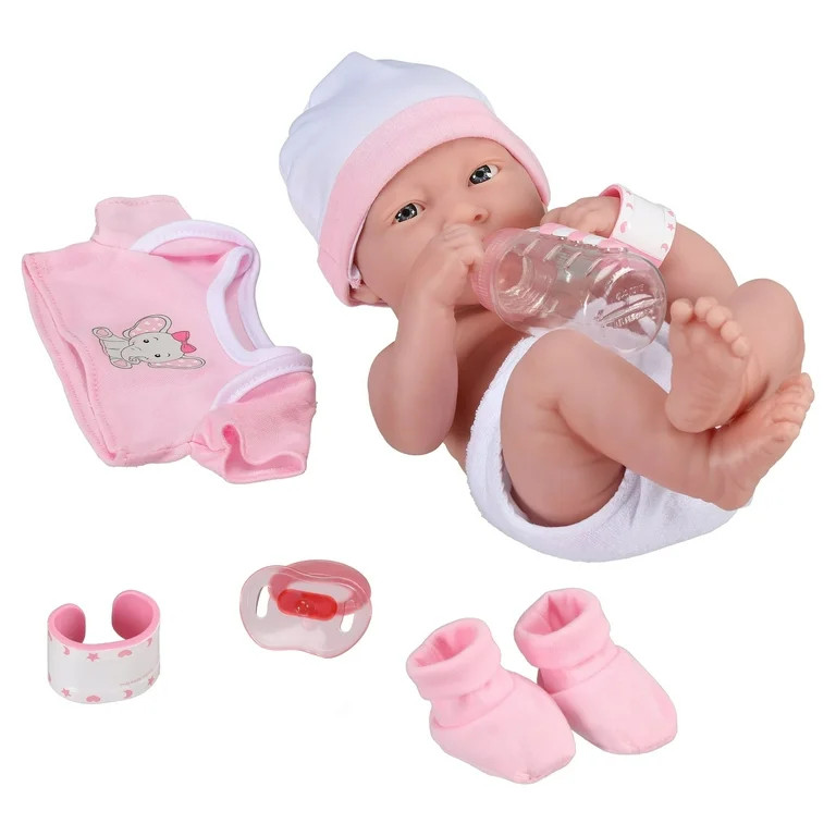 My Sweet Love Baby's First Day Pink Play Set, 10 Pieces, Featuring Realistic 14" Washable La Newb... | Walmart (US)