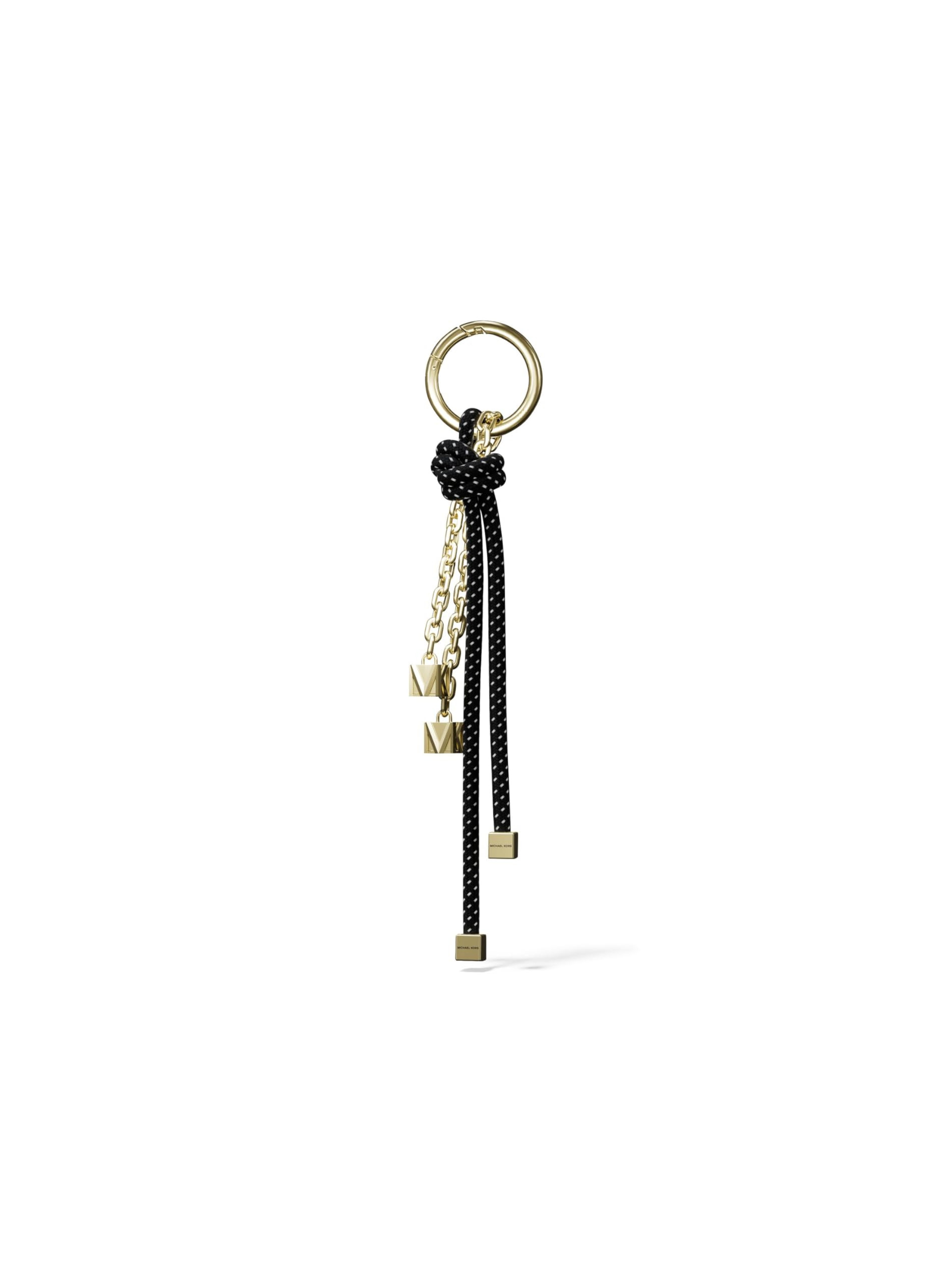 Michael Kors Charms Novelty Speckled Cord Bag Charm, Gold-Tone Hardware/Black | Amazon (US)