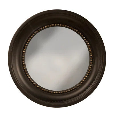 Black And Gold Colonial Convex Mirror | Wayfair North America