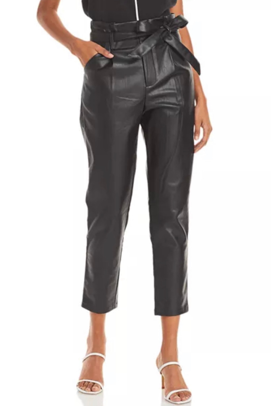 Faux leather pants, black pants

#LTKstyletip #LTKunder100 #LTKSeasonal