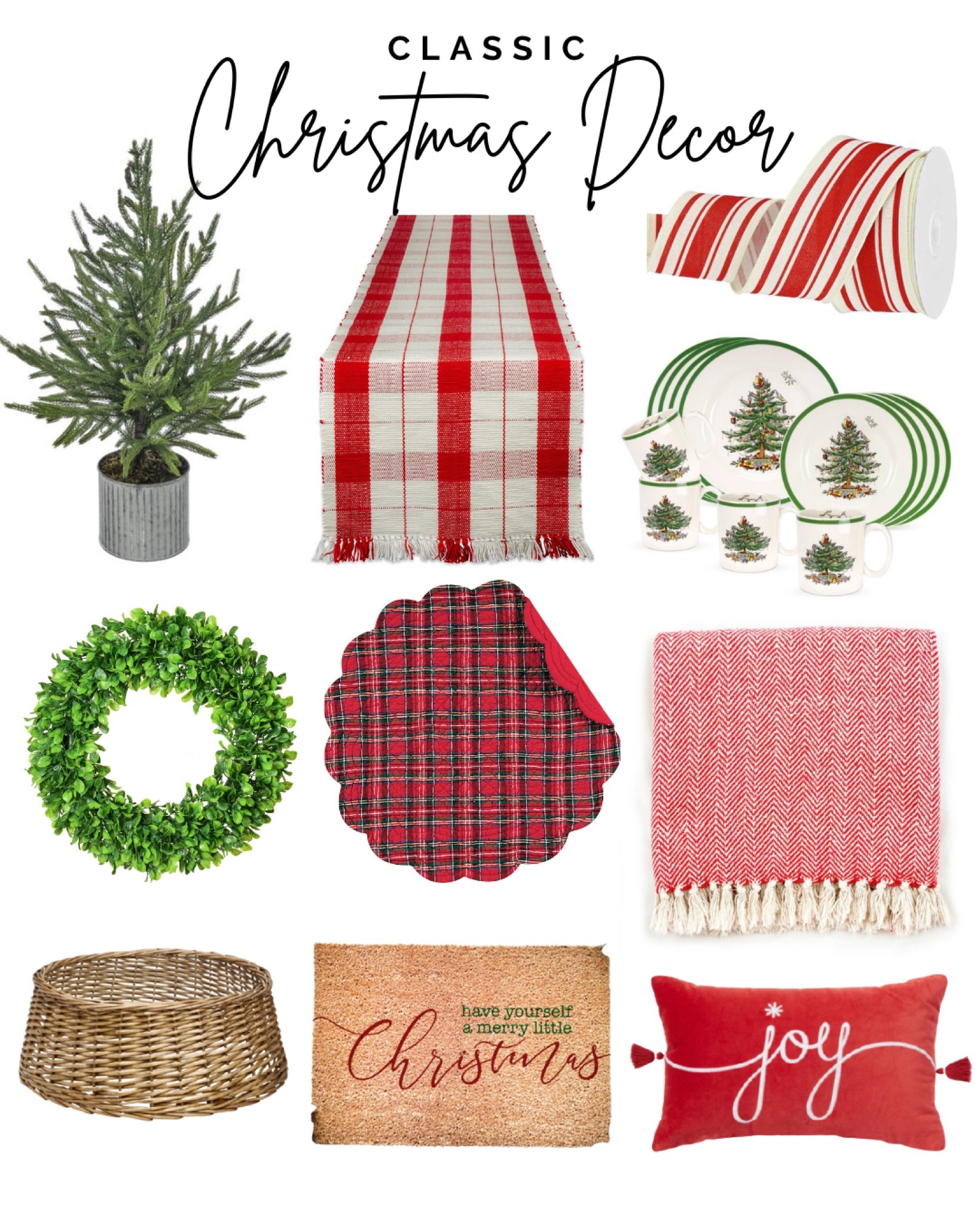 Classic Christmas decor

#LTKSeasonal #LTKsalealert #LTKHoliday